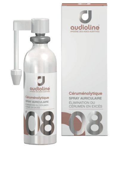 Spray de nettoyage pour oreilles - Spray nettoyant Audioline