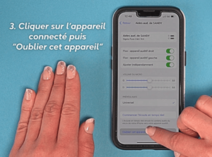 Comment réinitialiser la connexion de ses appareils auditifs avec son iphone ?