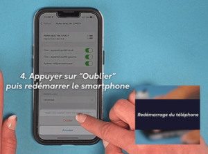 Comment réinitialiser la connexion de ses appareils auditifs avec son iphone ?